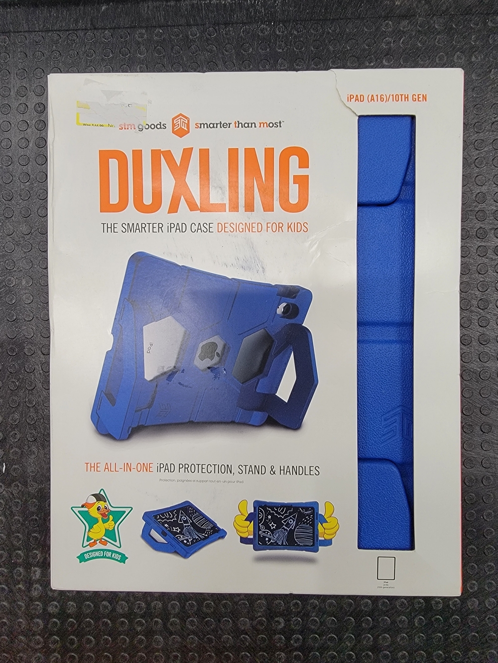 DUXLING Blue Kids iPad A16, 10th Gen. Case – Smarter Than Most